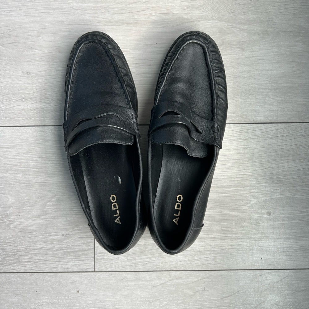 ALDO women’s Black Loafers - 8.5